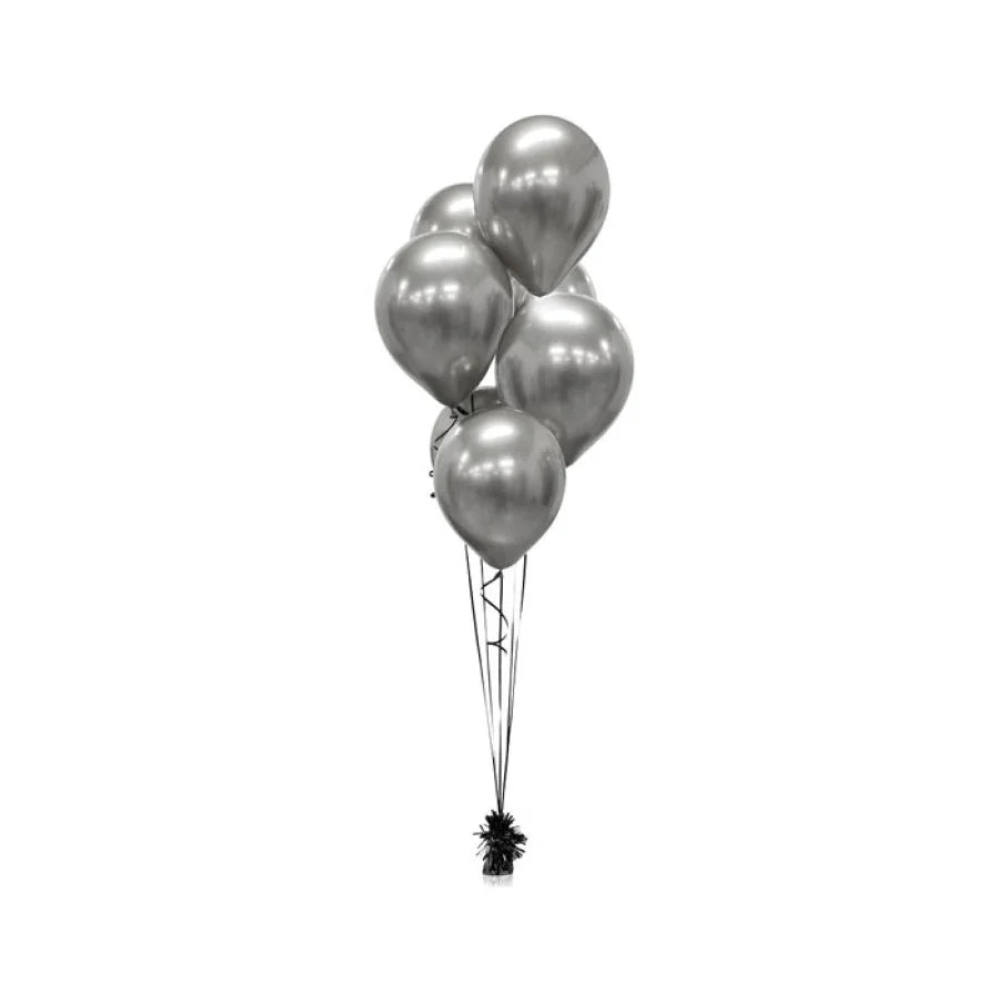 Shiny silver balloon