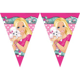 باربي لافتة عيد ميلاد مثلثة, 9 قطع