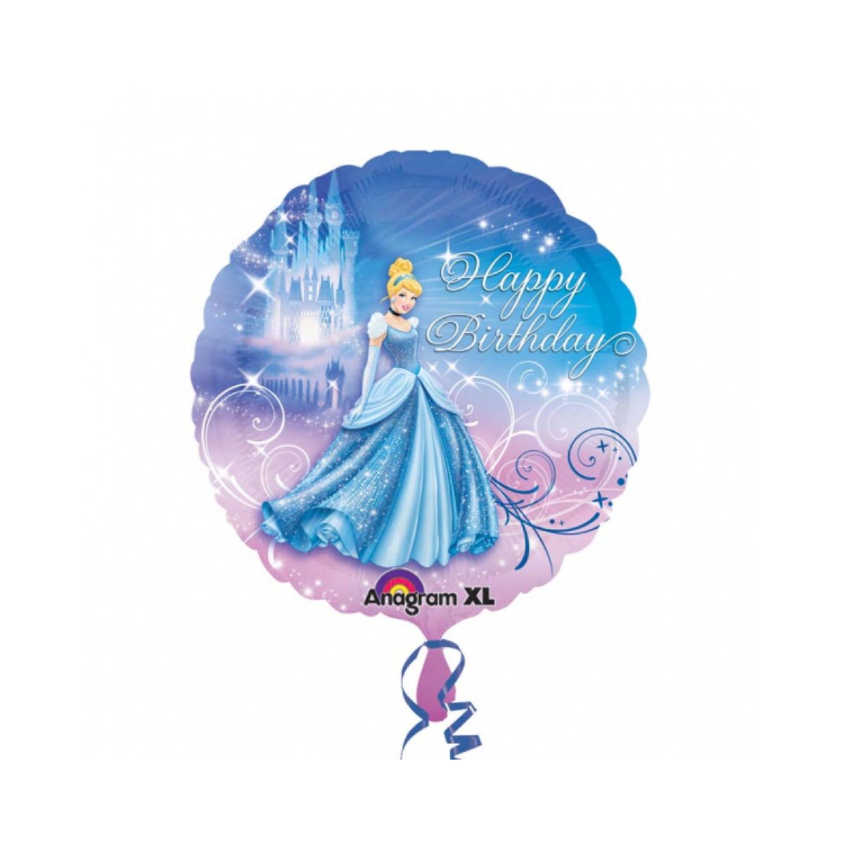 Cinderella birthday balloon