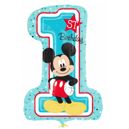 Mickey Mouse birthday balloon, 71 cm