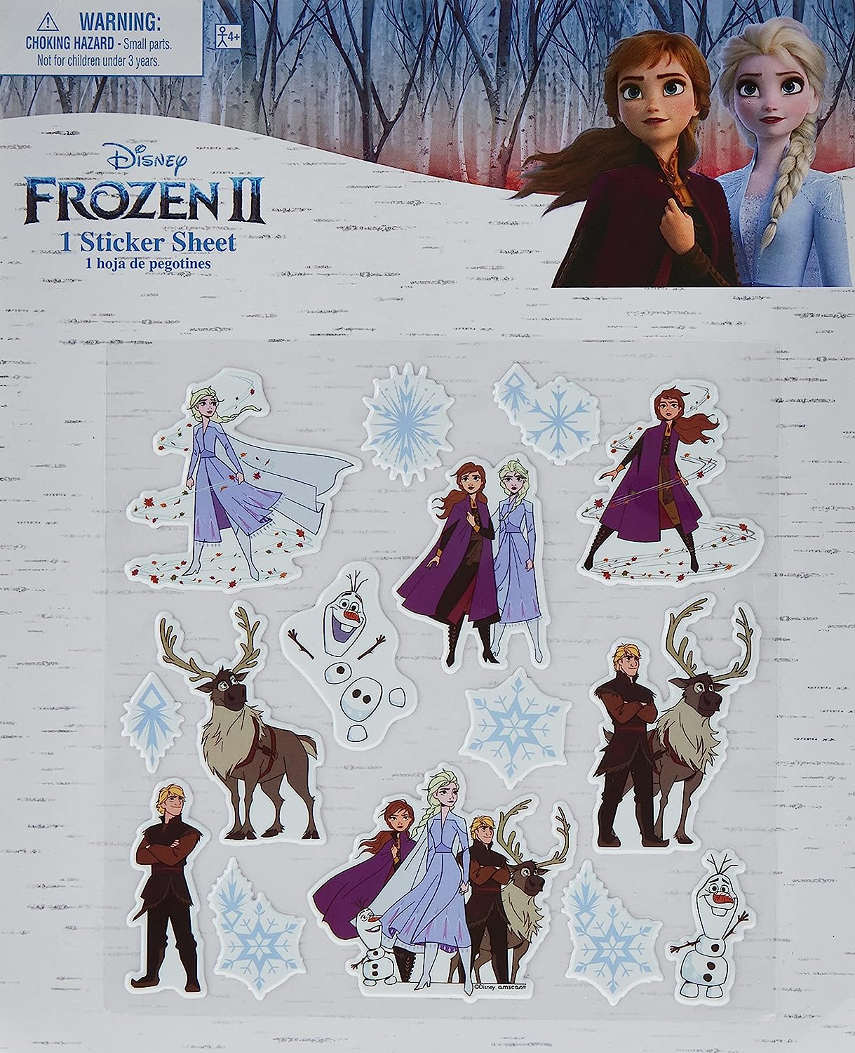 فروزن ملصقات, 15 قطعة