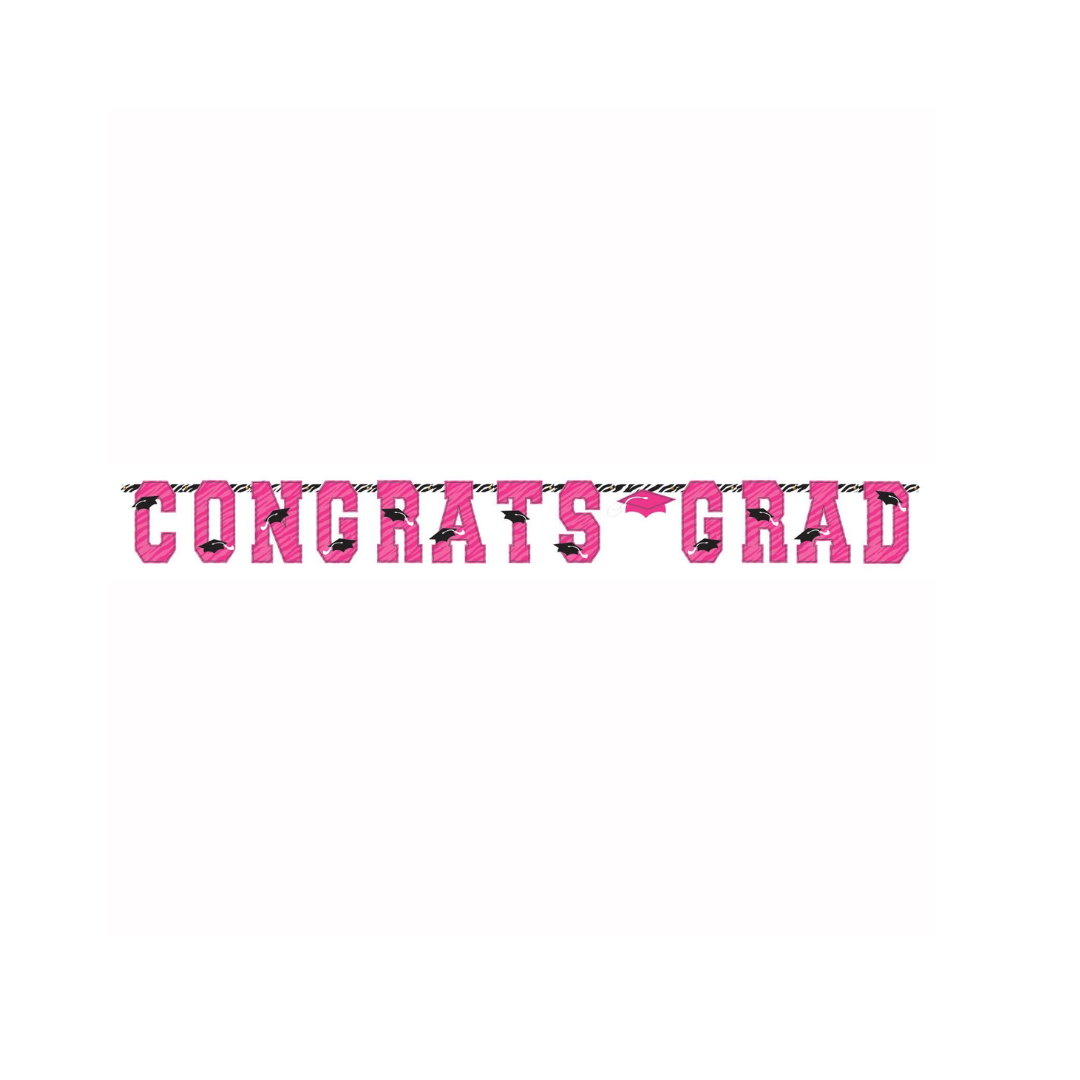 graduation paper giant letter banner 10ft x 12 75in