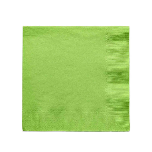 مناديل سفرة ورقية لون اخضر كيوي، 20 قطعة