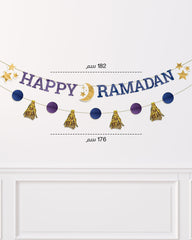 زينة حائط بعبارة رمضان مبارك