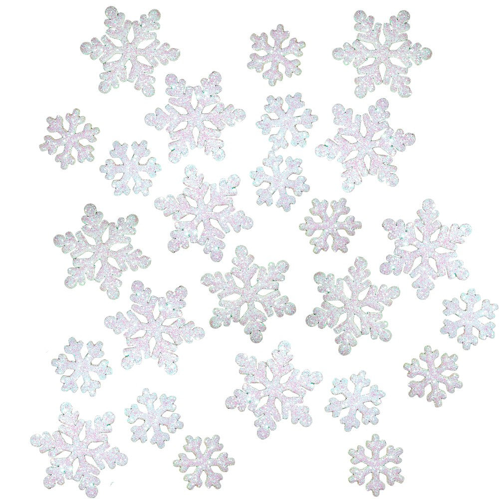 فروزن زينة طاولة بشكل رقائق الثلج, 20 قطعة