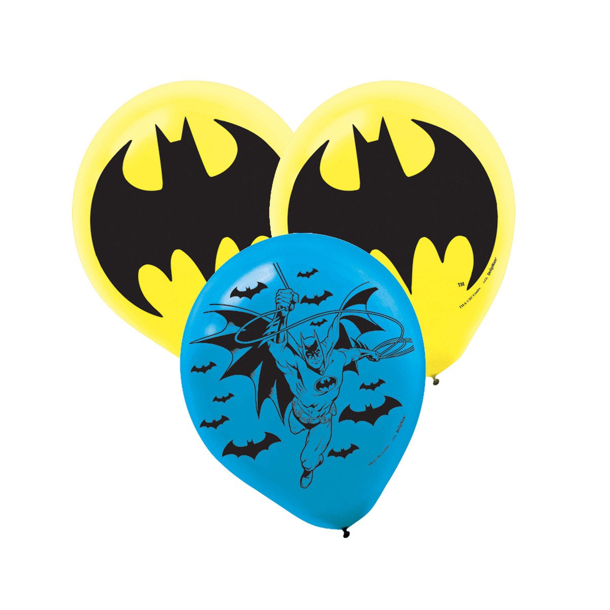 بالونات باتمان ( 6 حبات)
