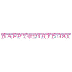 happy birthday princess letter banner