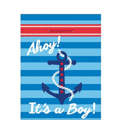 ahoy its a boy large bag