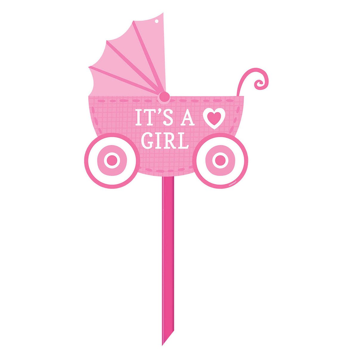 baby girl generic yard sign