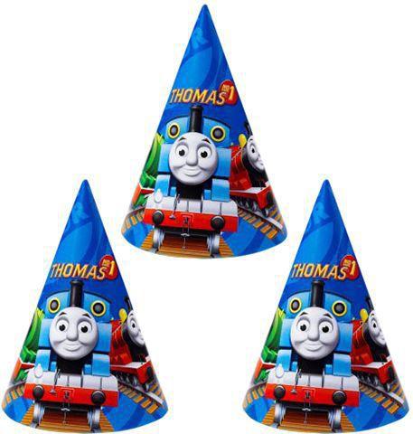 thomas and friends party hats 6pcs