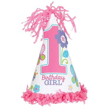 Girls first birthday hat