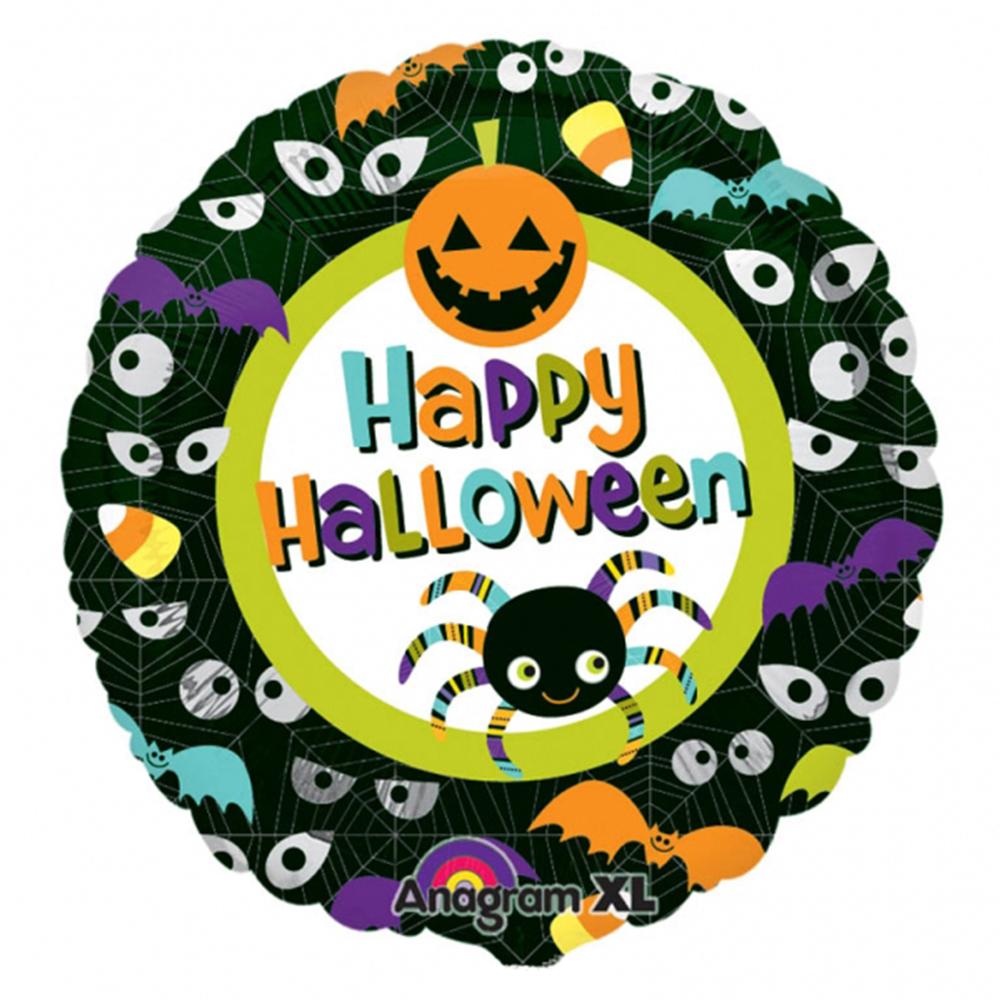 happy halloween eyes foil balloon 18in tt2io