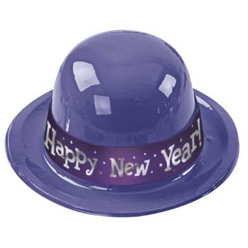 happy new year purple derby hat 1008835