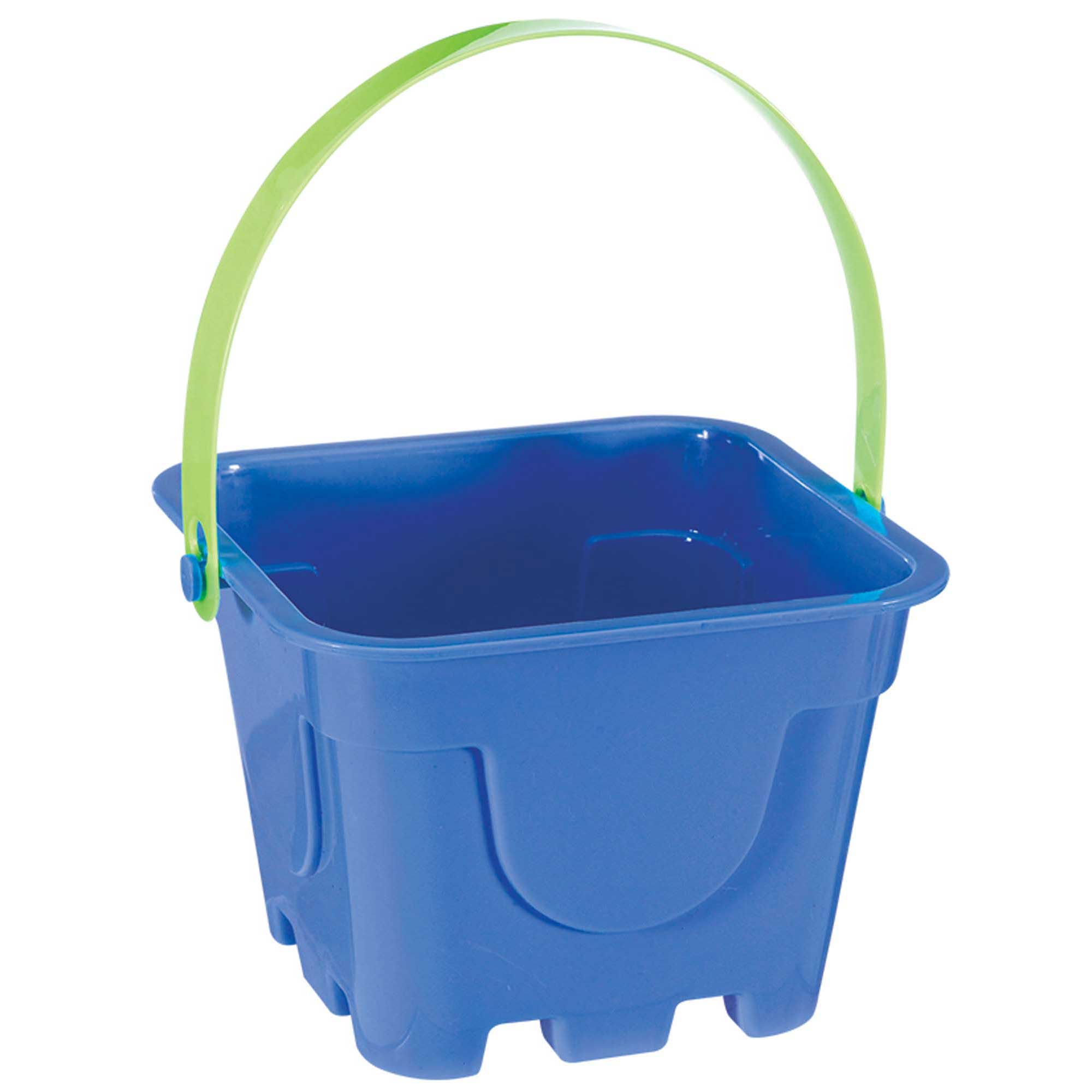 pail square bright royal blue