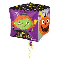 halloween characters cubez foil balloon 38cm kmejl