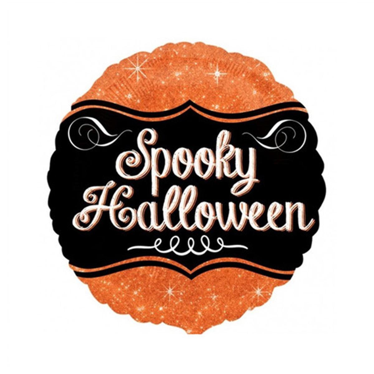 sparkle spooky halloween foil balloon 18in n3pi4