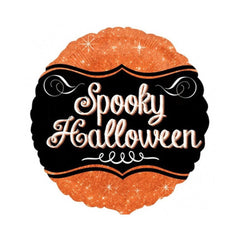 sparkle spooky halloween foil balloon 18in n3pi4