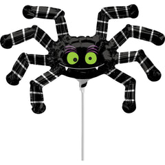 striped spider mini shape foil balloon aes0c