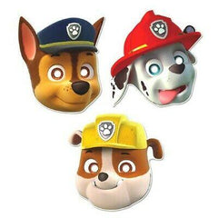 paw patrol paper masks