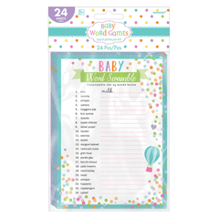 baby shower word games