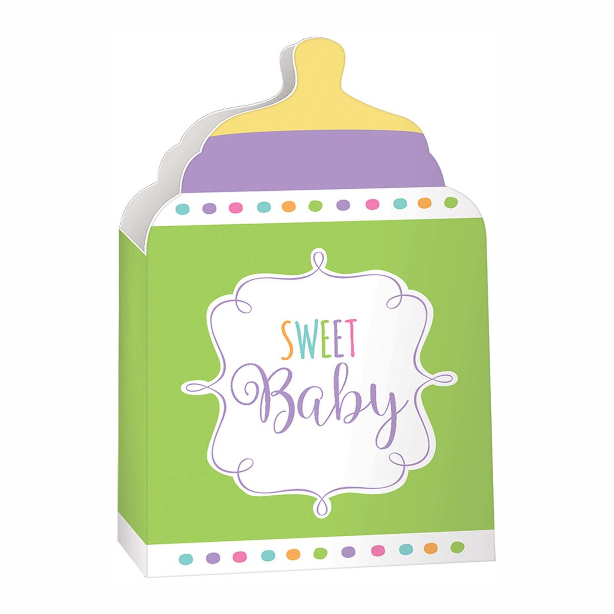 Baby Shower Neutral Bottle Paper Containers 24pcs