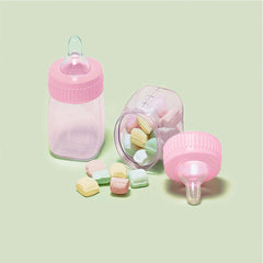 pink fillable baby bottles 6pcs