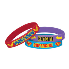 dc superhero girls rubber bracelets