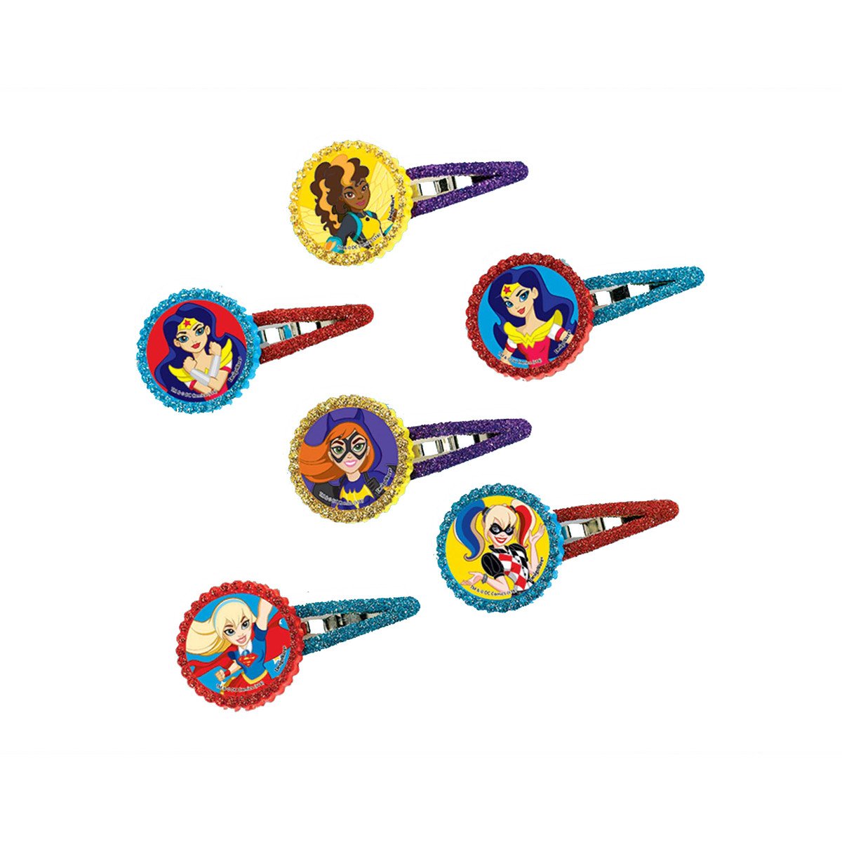 dc superhero girls barrettes