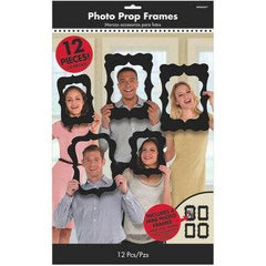 photo booth black photo props 12pcs