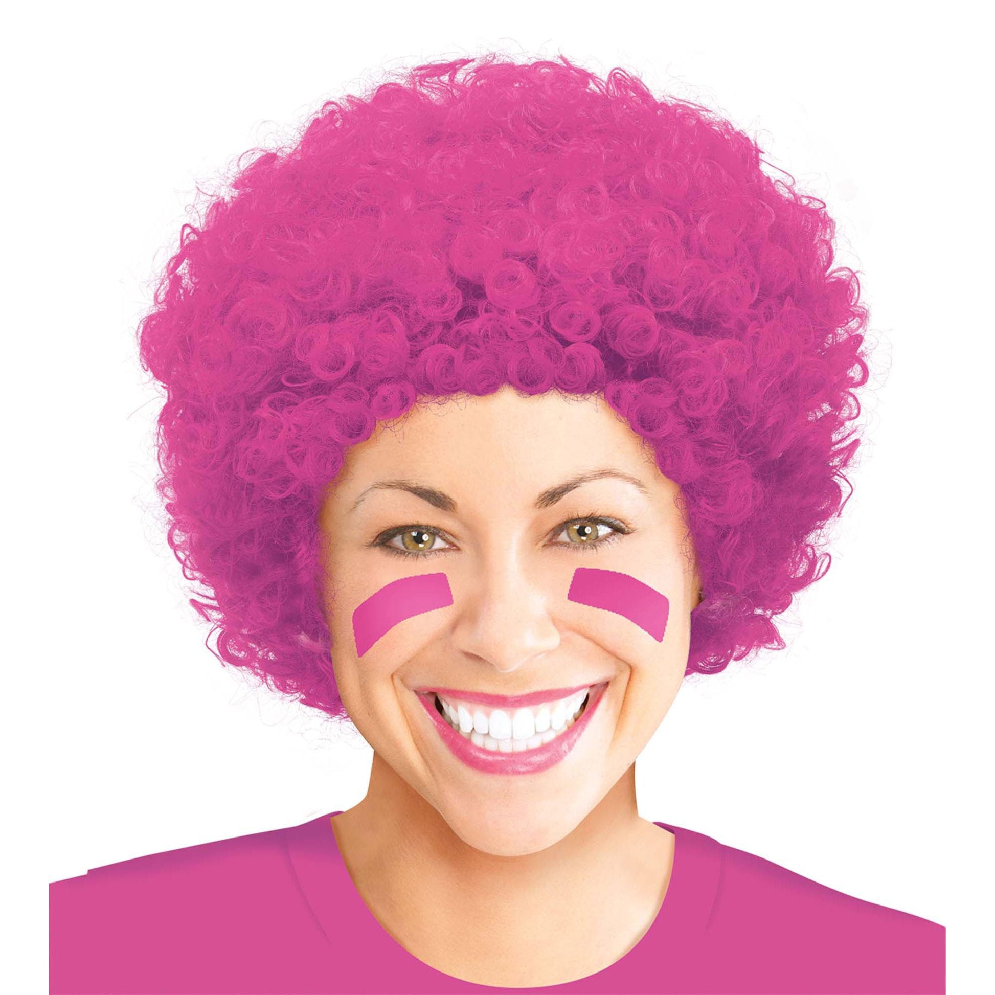 Curly Wig Pink