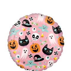 fun halloween icons foil balloon 45cm tkedj