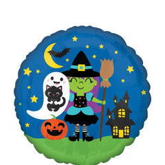 halloween crew foil balloon 45cm vqjlh