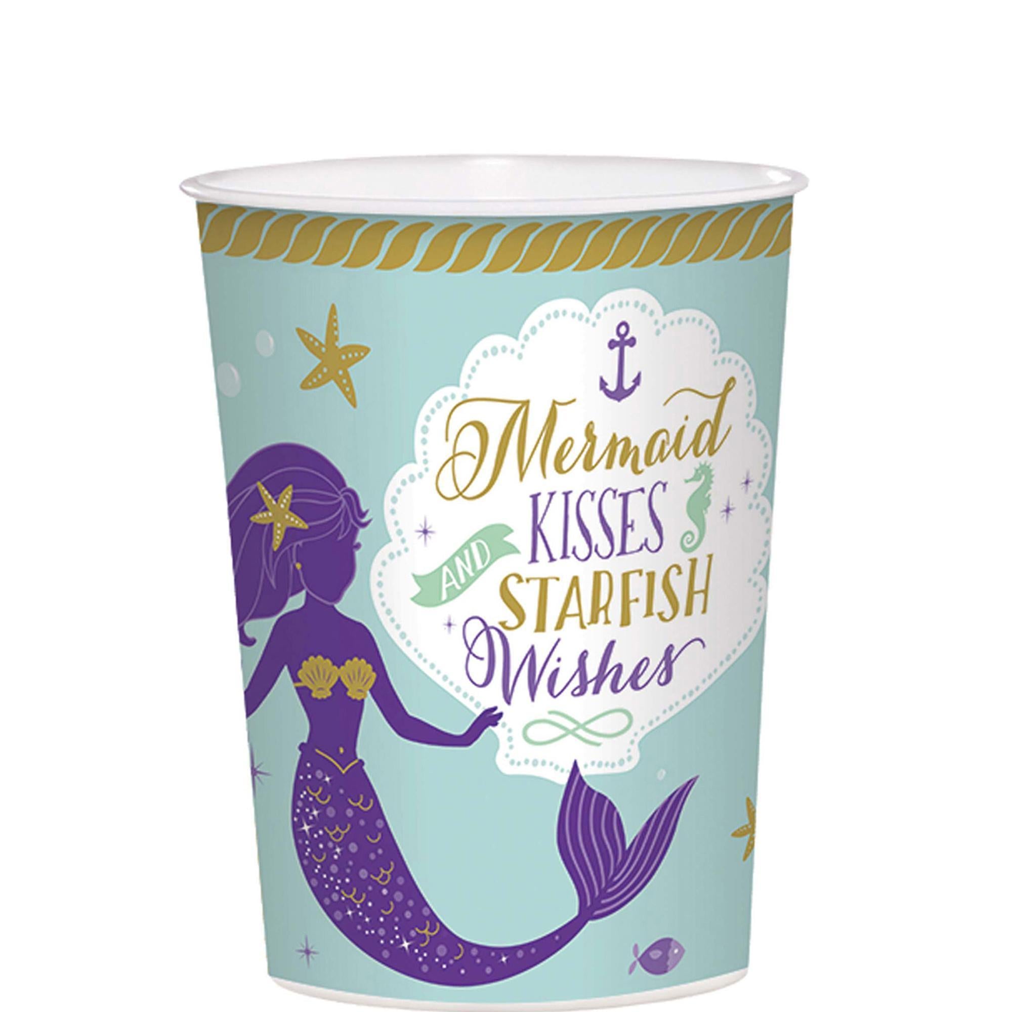 mermaid wishes favor cup