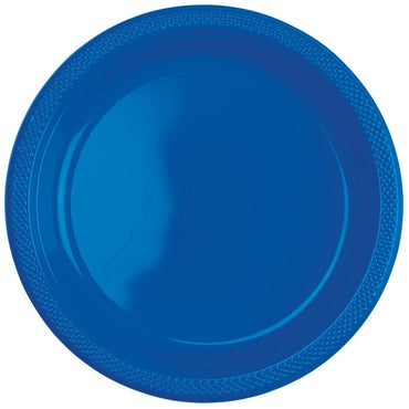 bright royal blue plates 10in 20pcs