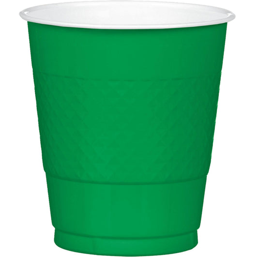 أكواب بلاستيكية خضراء للحفلات من أمسكان، 354 مل، 20 قطعة