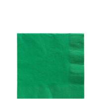 Tissue green color 20 pieces | Festive Green Beverage Tissues, 20 Pcs