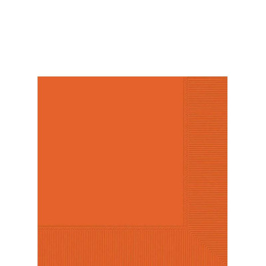 مناديل ورقية مشروبات لون برتقالي 16 قطعة