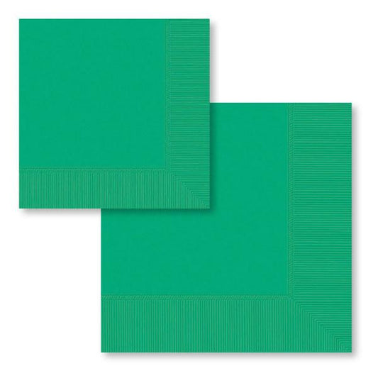 مناديل لون اخضر 20 قطعة | Festive Green Beverage Tissues, 20Pcs