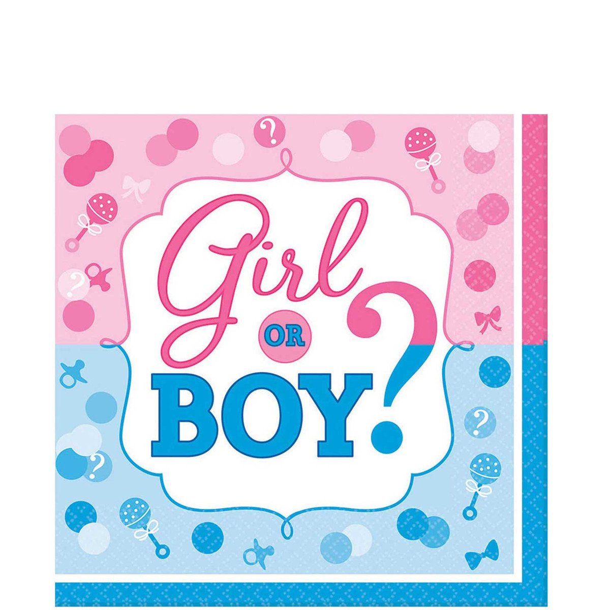 girl or boy lunch tissues 16pcs