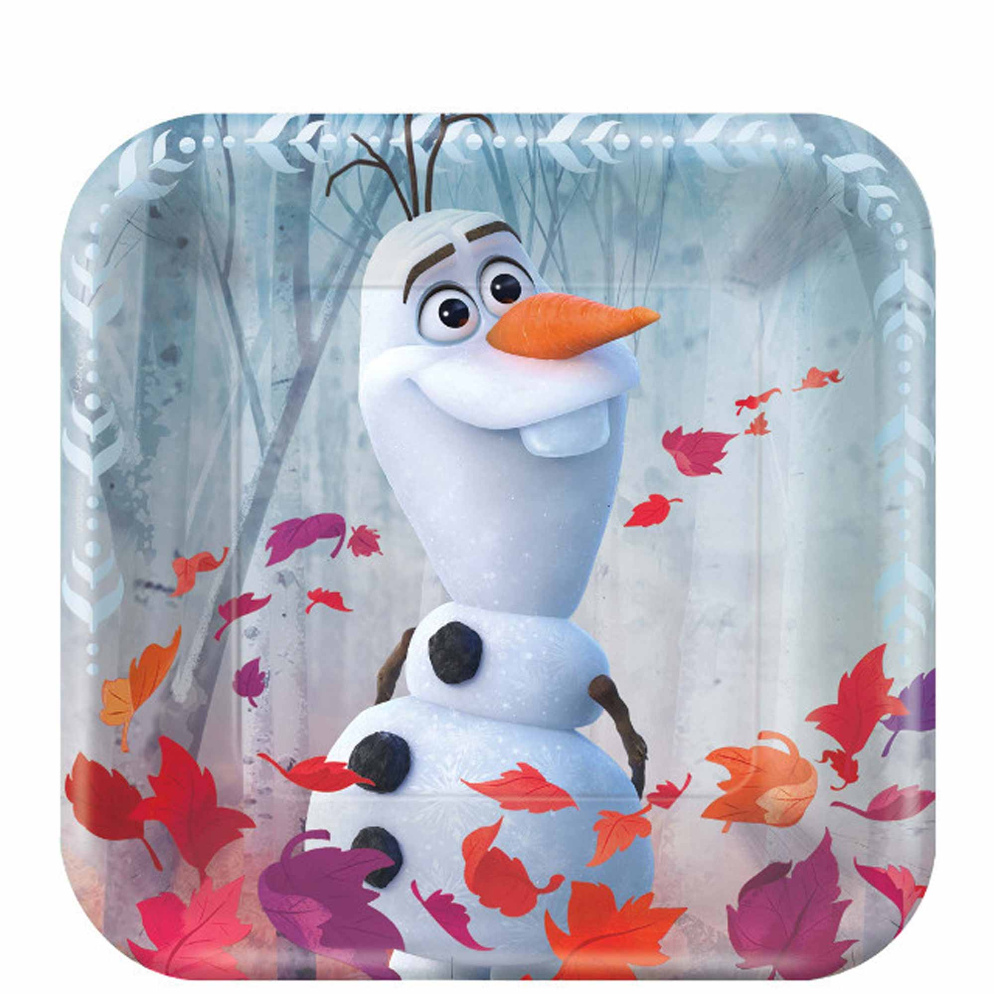 frozen ii paper square plates 7in 8pcs eomsb