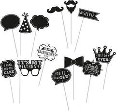 chalkboard birthday photo props 13pcs