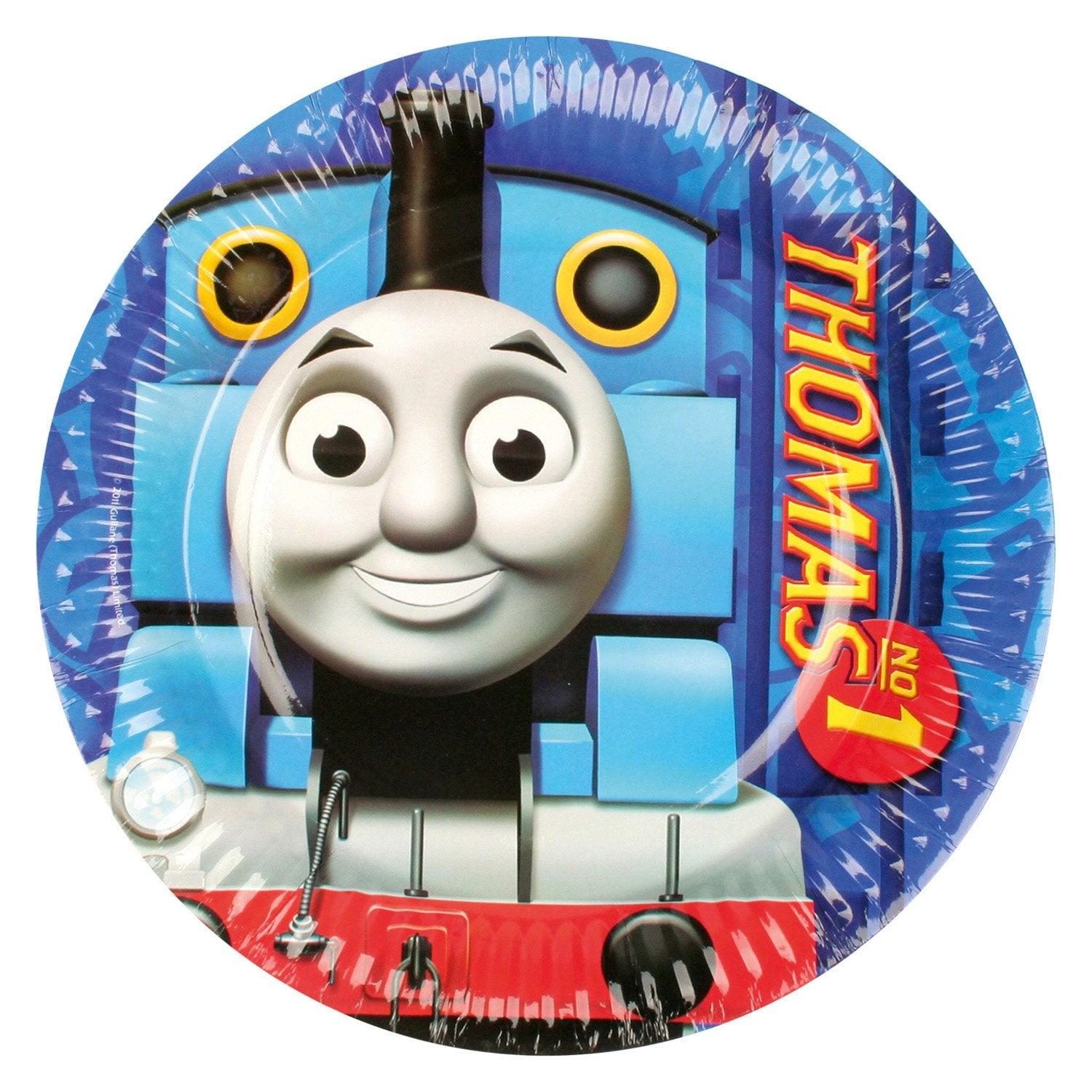 Thomas And Friends Plates 7In, 8Pcs
