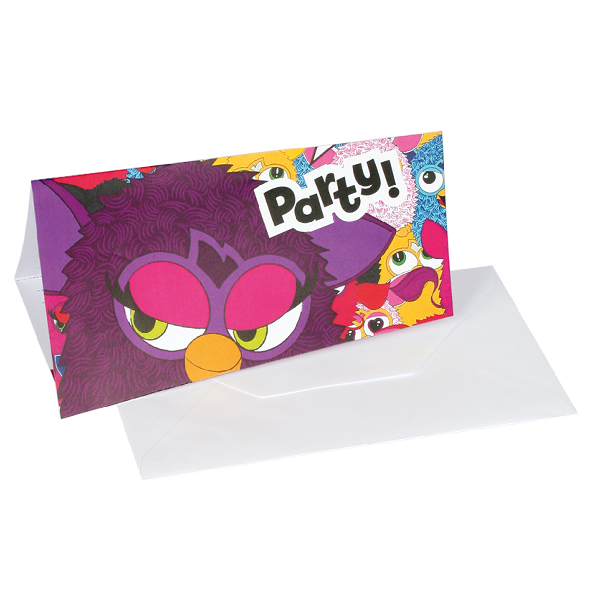 Furby Invitations And Envelopes 6Pcs