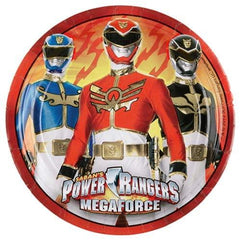 power rangers mega force plates 7in 8pcs