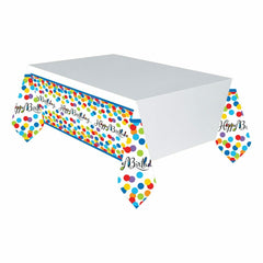 confetti bash plastic tablecover