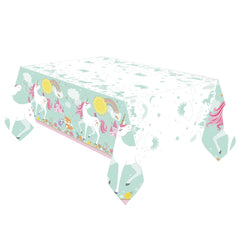 magical unicorn plastic tablecover