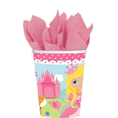 woodland princess cups 9oz 8pcs