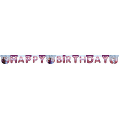 disney frozen 2 happy birthday die cut banner