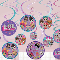 lol surprise value pack spiral decorations