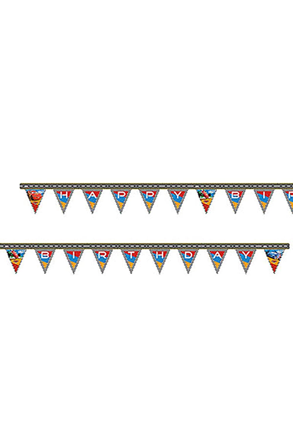 cars rsn happy birthday die cut banner